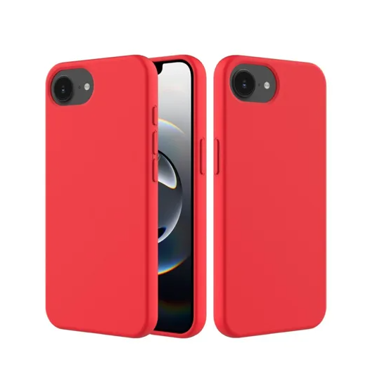 Silicone Case iPhone 16e - Bio Eco-Friendly - Rouge