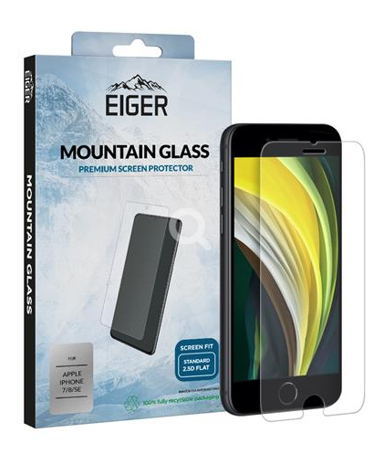 Eiger vitre de protection iPhone SE2020/8/7/6s/6