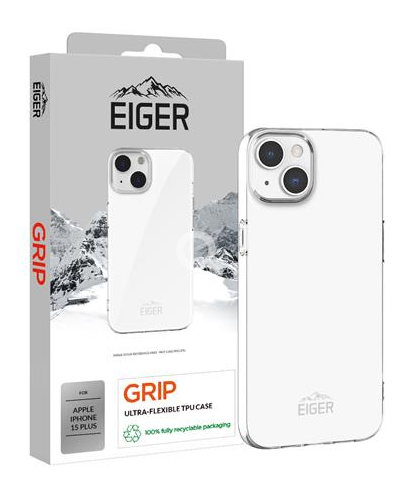 Eiger Grip coque TPU iPhone 15 Plus