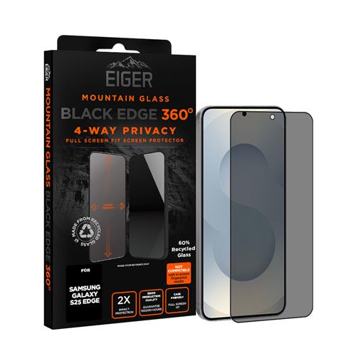 Eiger Glass PRIVACY 360° Galaxy S25 Edge
